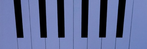 Blue Accordion Keyboard