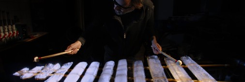 Steve Mann Playing the Pagophone